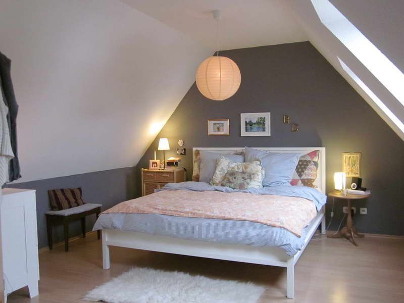 Use the lamp for lighting the attic bedroom.