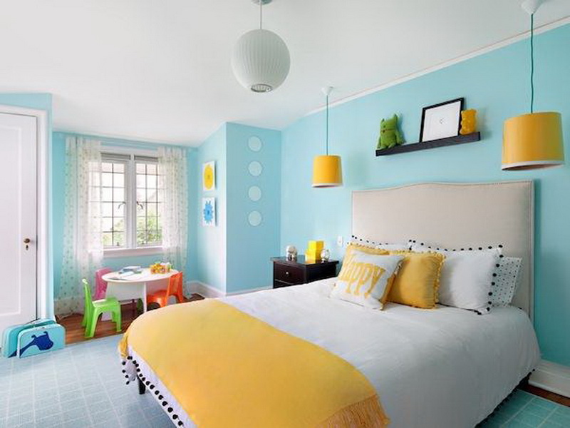 pastel blue can make your room sweeter.