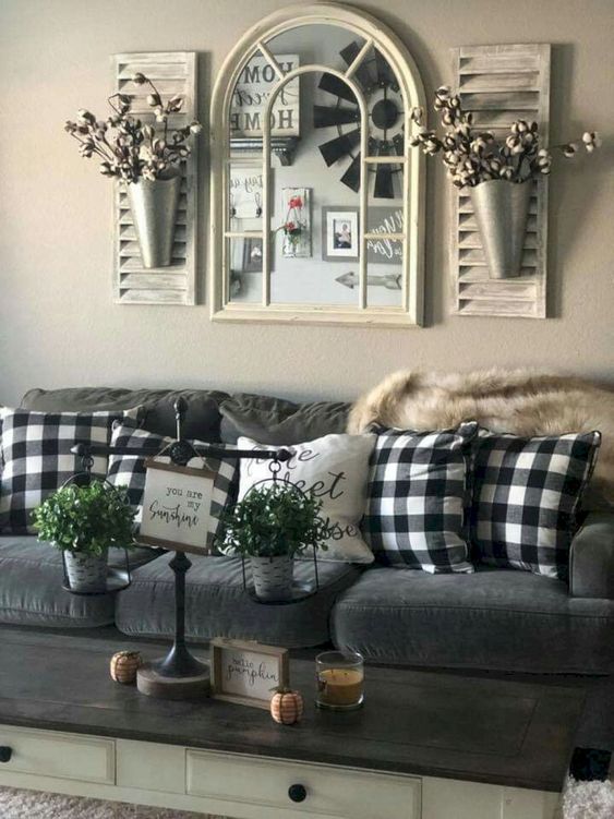 Make the living room look sweeter.