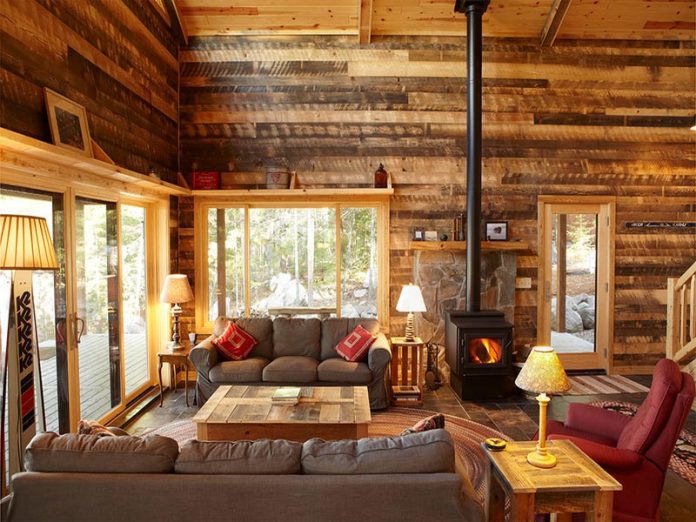 Make A Wonderful Living Room with Rustic Style