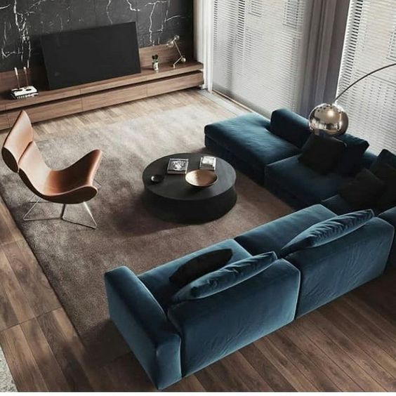 low cost contemporary living room