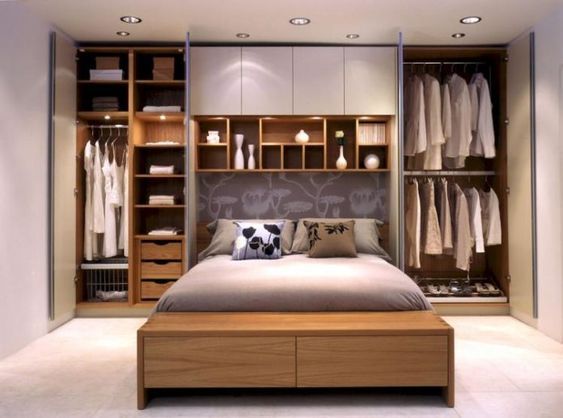 organize bedroom modern concept