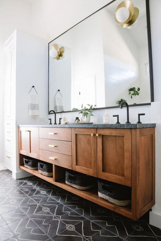 scandinavian style bathroom vanities