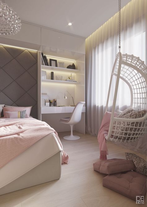 small teenage girl bedroom