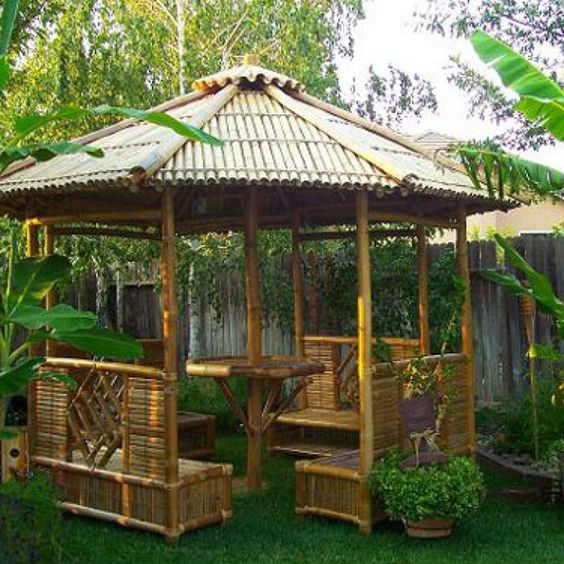 unique wooden gazebo