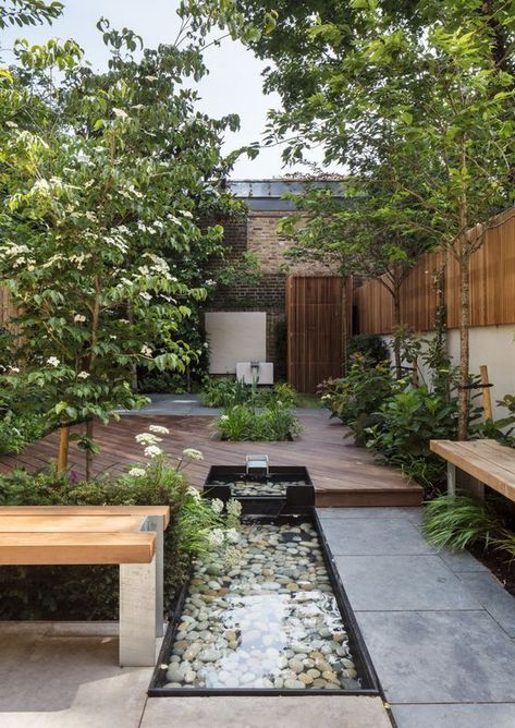 arranged natural garden backyard