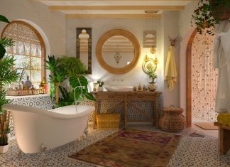 Bohemian Bathroom Ideas Complete with Decoration, Turn it Over! bohemian bathroom ideas