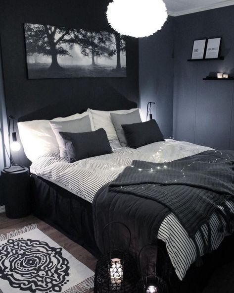 cool masculine bedroom wall decoration