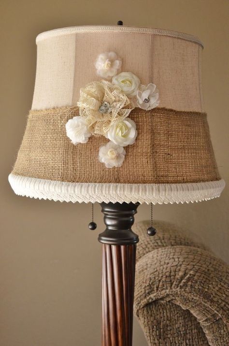 modern rustic lampshade