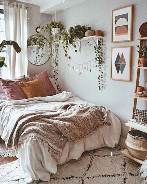 turqoise bohemian bedroom