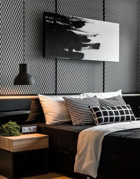 wall decoration for masculine bedroom