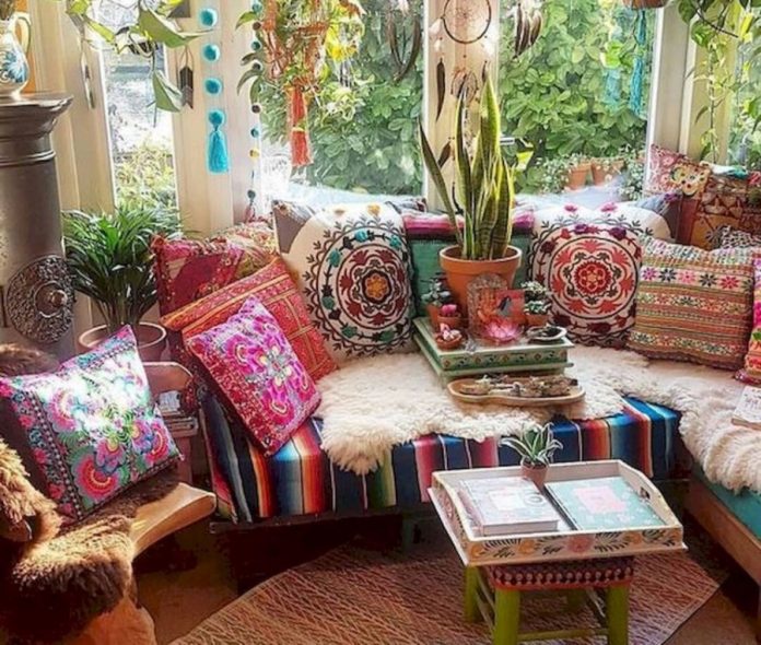 bohemian living room