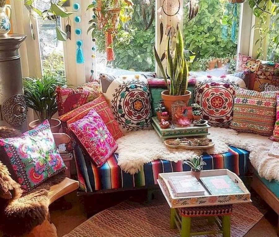 9 Comfortable Bohemian Living Room Ideas You Can Apply, Decor Included ...