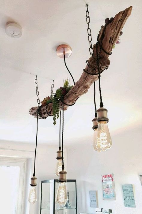 diy hanging lamp