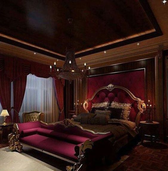 red-glam-bedroom