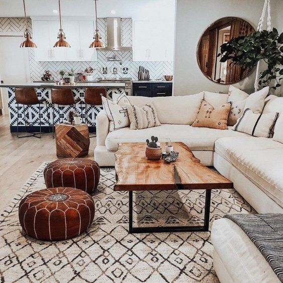 moroccan bohemian living room