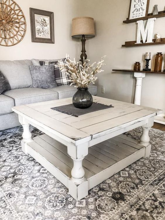 rustic coffee table