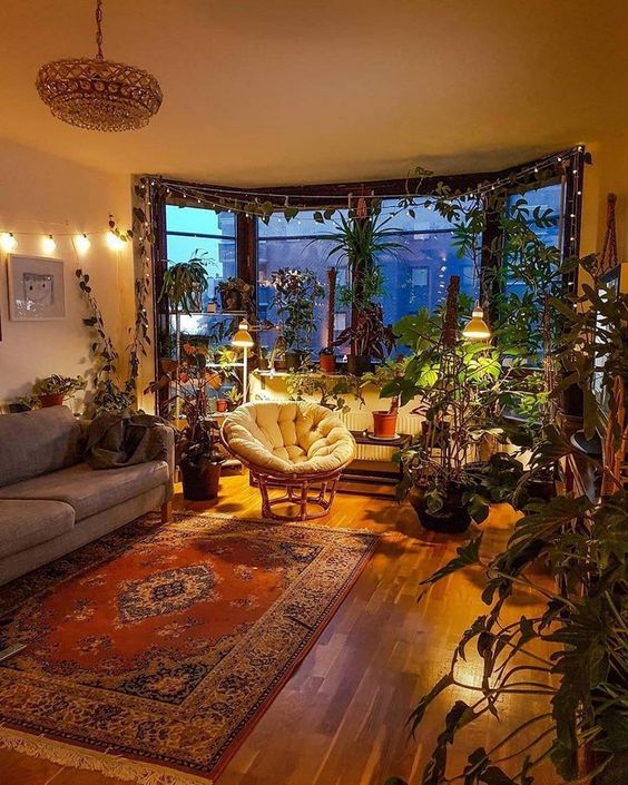 victorian bohemian living room