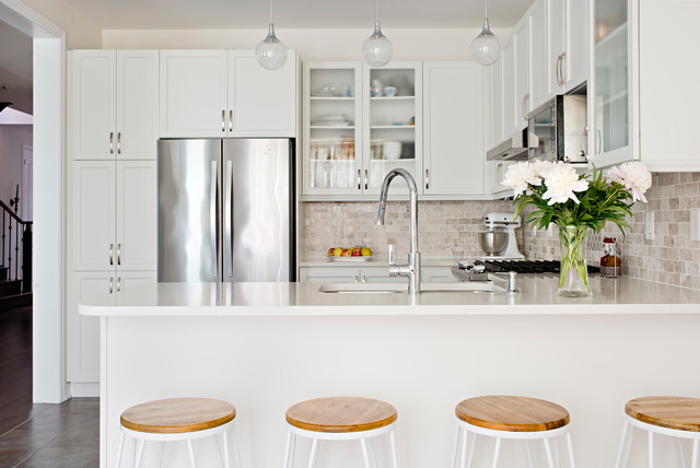 Simple White Kitchen