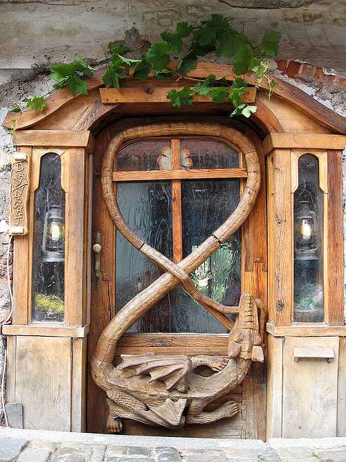 antique door