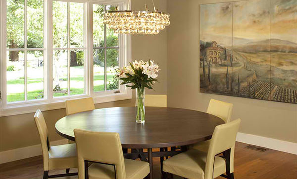 beige dining room