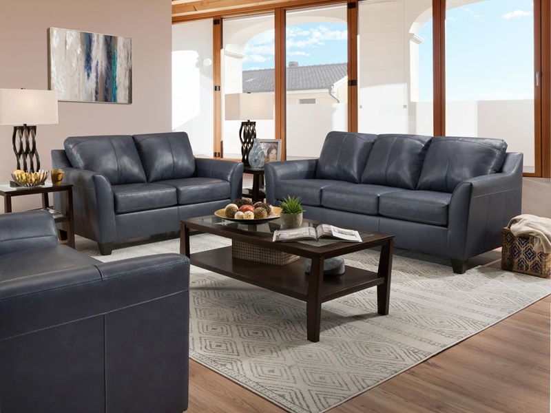 Leather Living Room Sofa