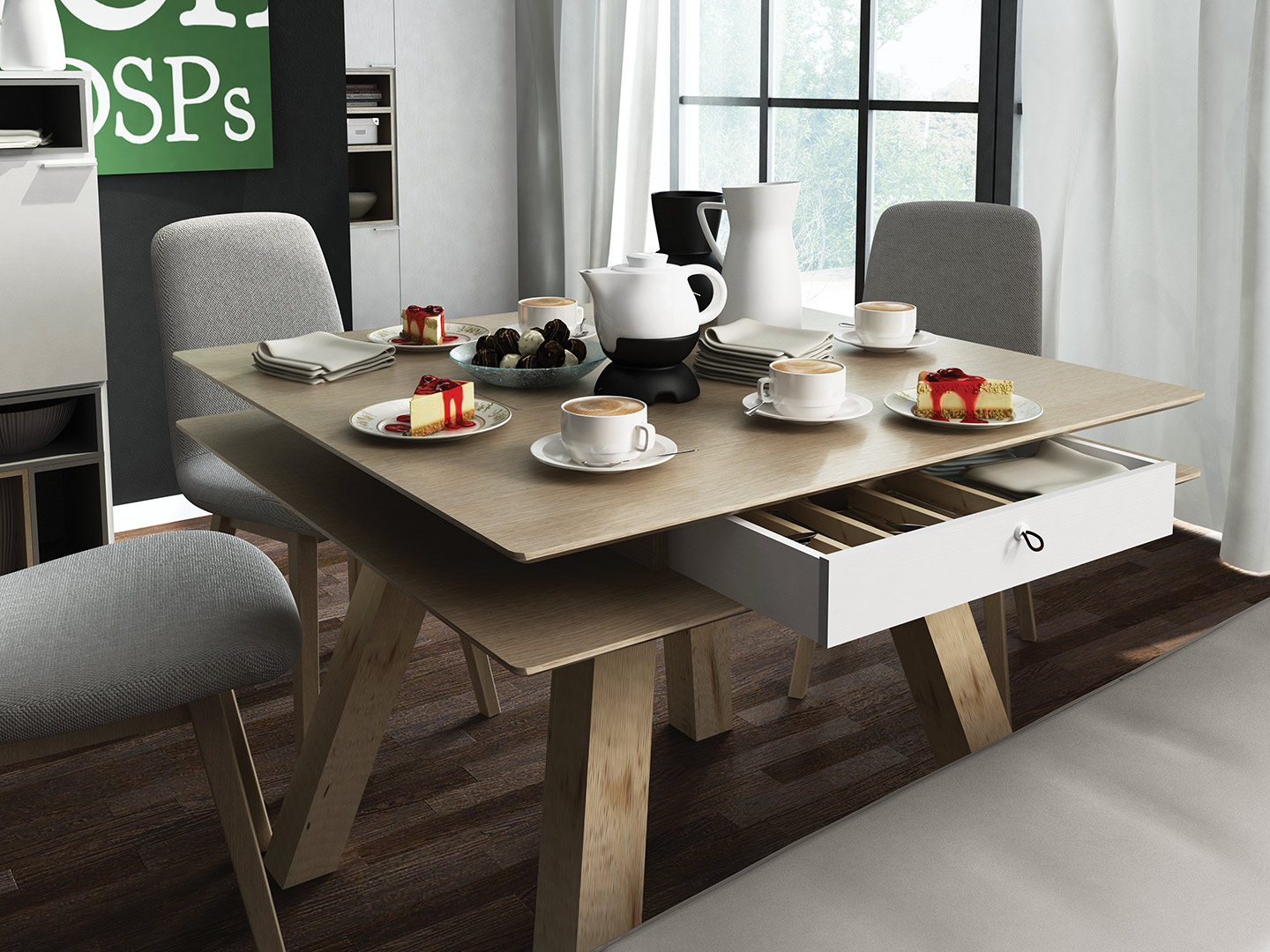 Multifunctional Dining Table