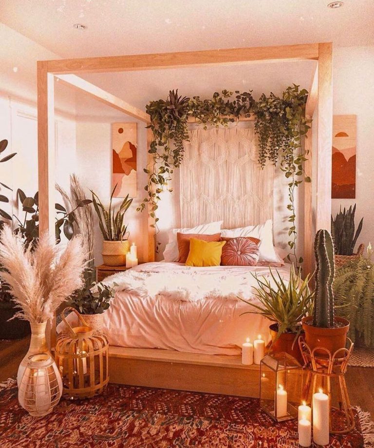 Aesthetic Bohemian Bedroom Design Ideas For Your Home Homesfornh 