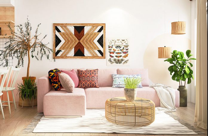 Create an Aesthetic Living Room With a Bohemian Interior Style - HomesFornh