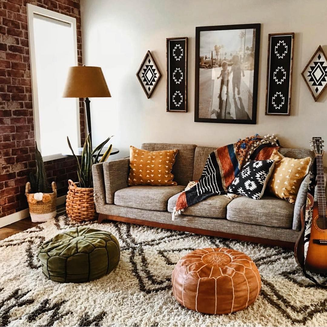 Stylish Bohemian Living Room