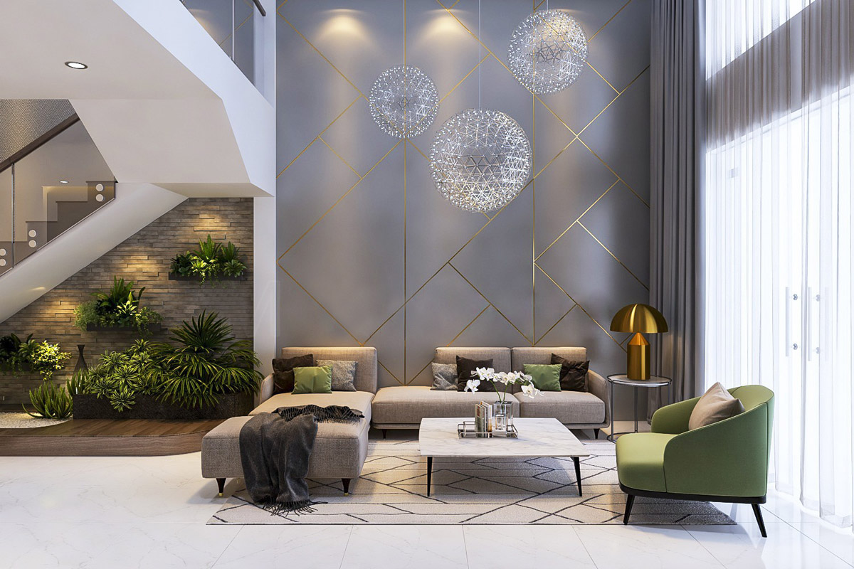 living room luxury modern elegant classy atmosphere create