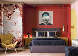 Create an Aesthetic and Eccentric Red Bedroom in Your Home red bedroom interior