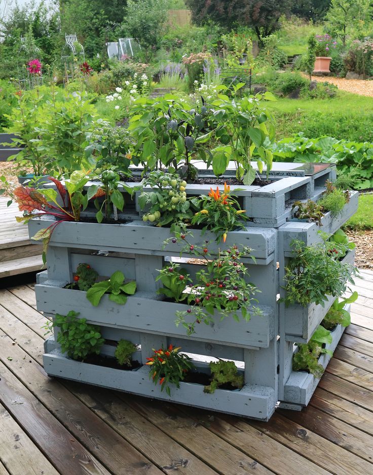 Gather Some Vertical Pallet Planters
