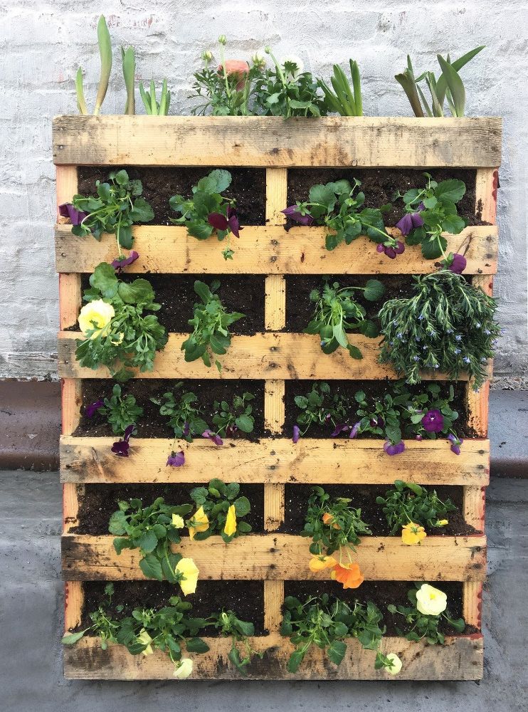 Pallet Planters for Flowers