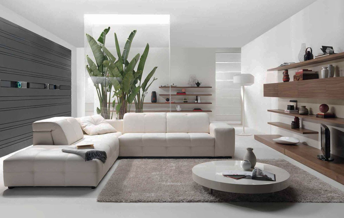 Elegant Living Room in a Fresh Atmosphere