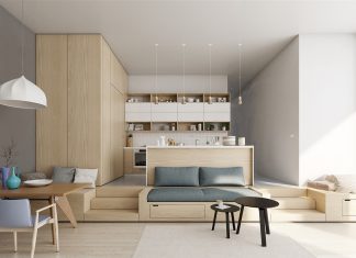 Creative Single Wall Kitchen Ideas that are Comfortable and Space Saving