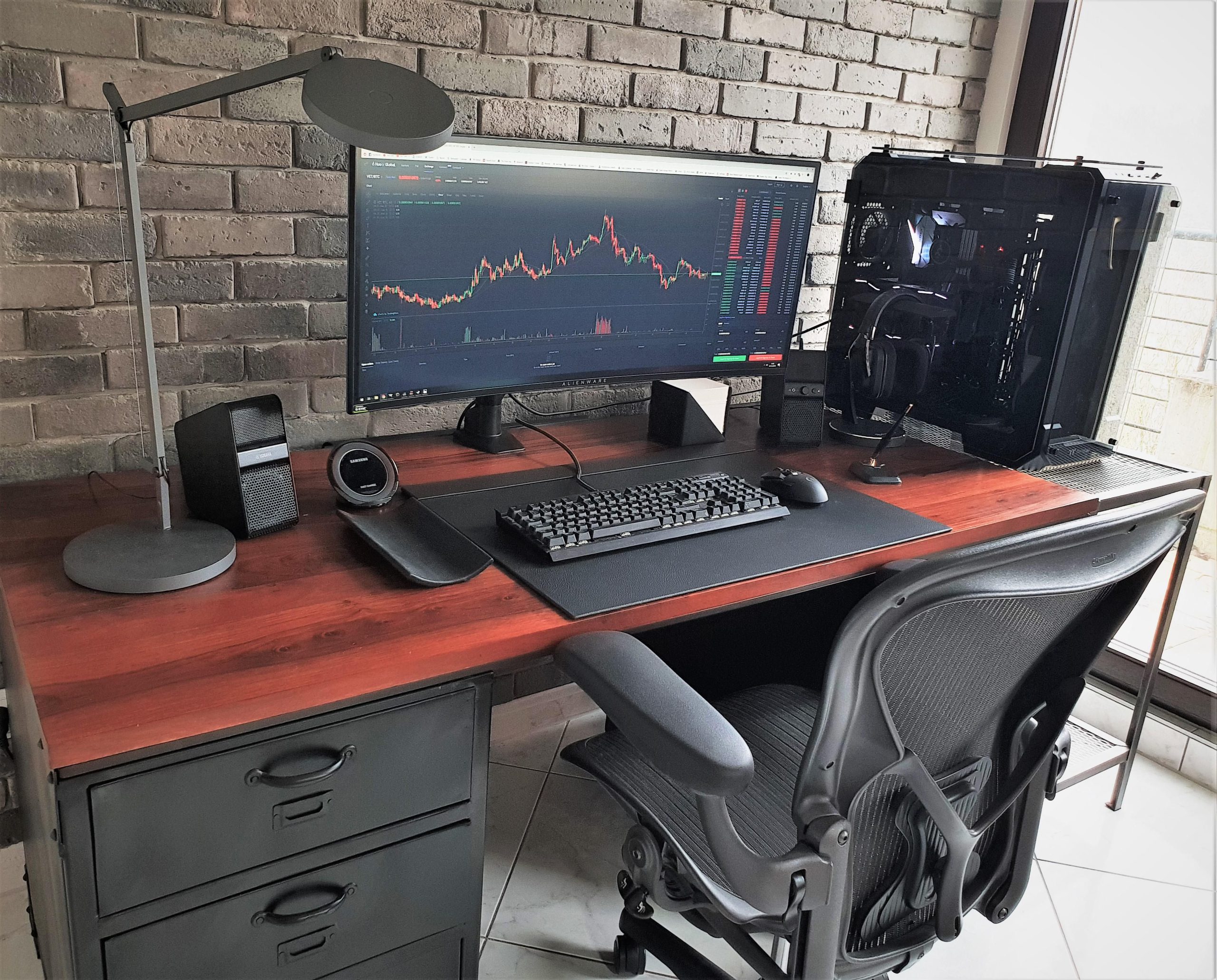 Industrial Gaming Desk