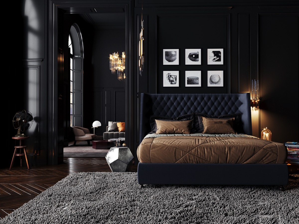Aesthetic Black Bedroom Colors