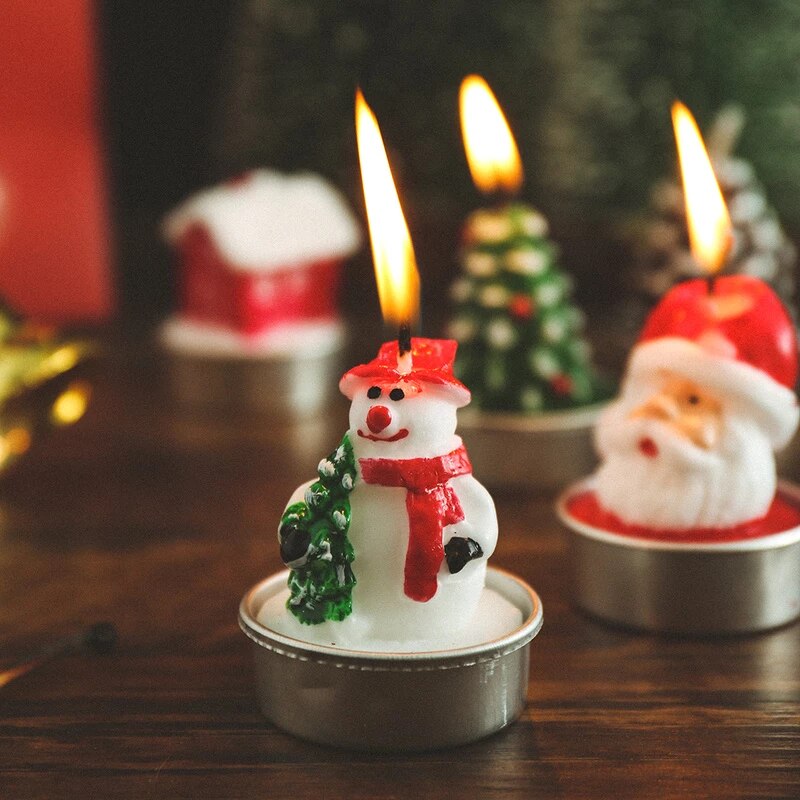 Aesthetic Lighting of Christmas Candles