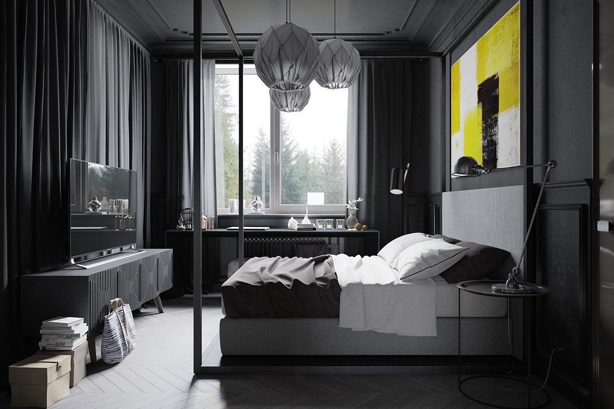 Elegant Gray Bedroom Colors