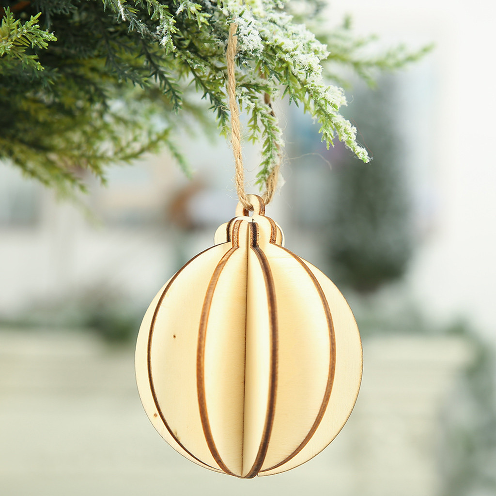 Warm Wooden Christmas Ornament