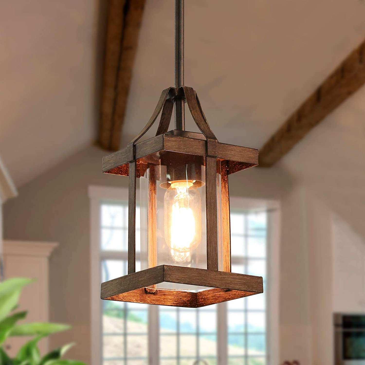 Pendant Lamp from Wood