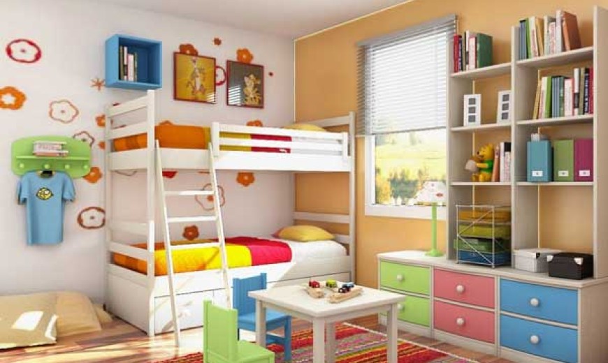 Bunk Bed in Colorful Style