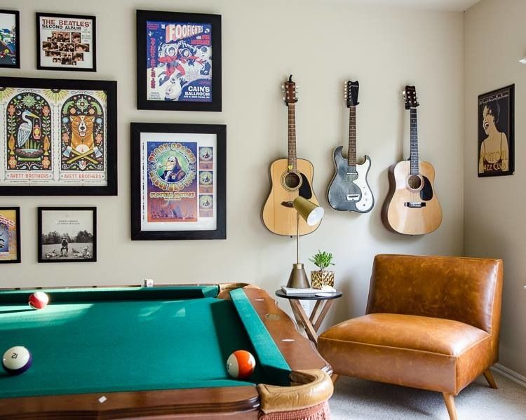 Game Room and Music Room