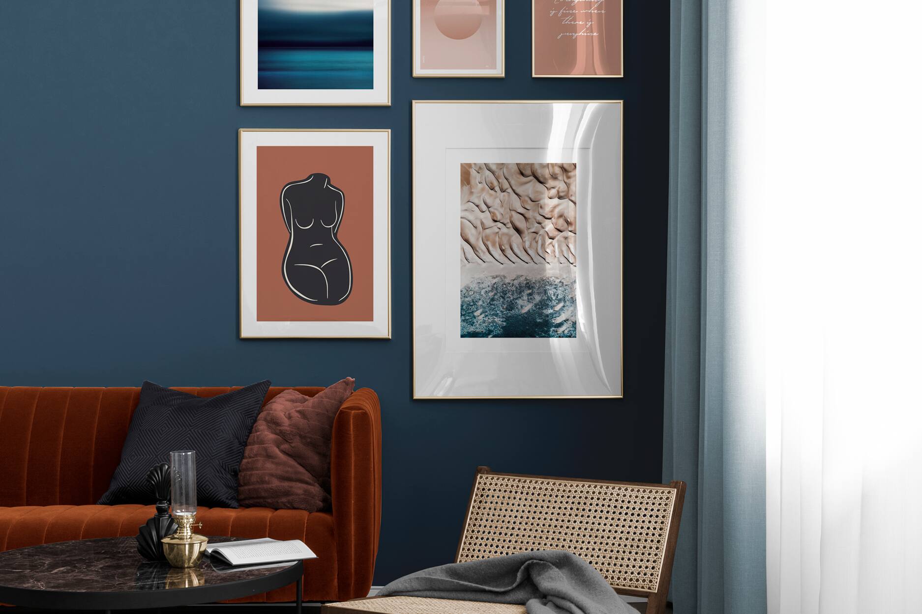 Use Wall Art Colors That Are Harmonious with the Interior