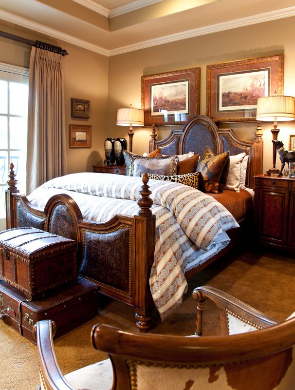 Luxurious Bed Frame in Vintage Bedroom