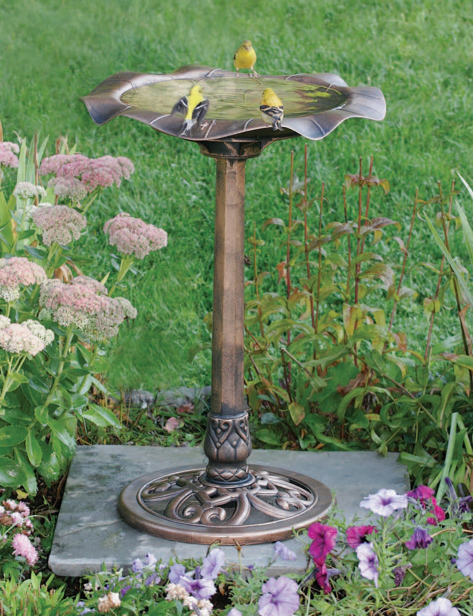 Standing Bird Bath