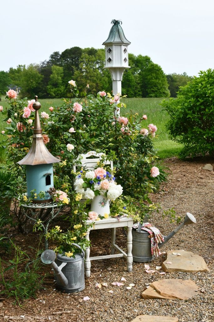 Garden Bloom with Creative Pots