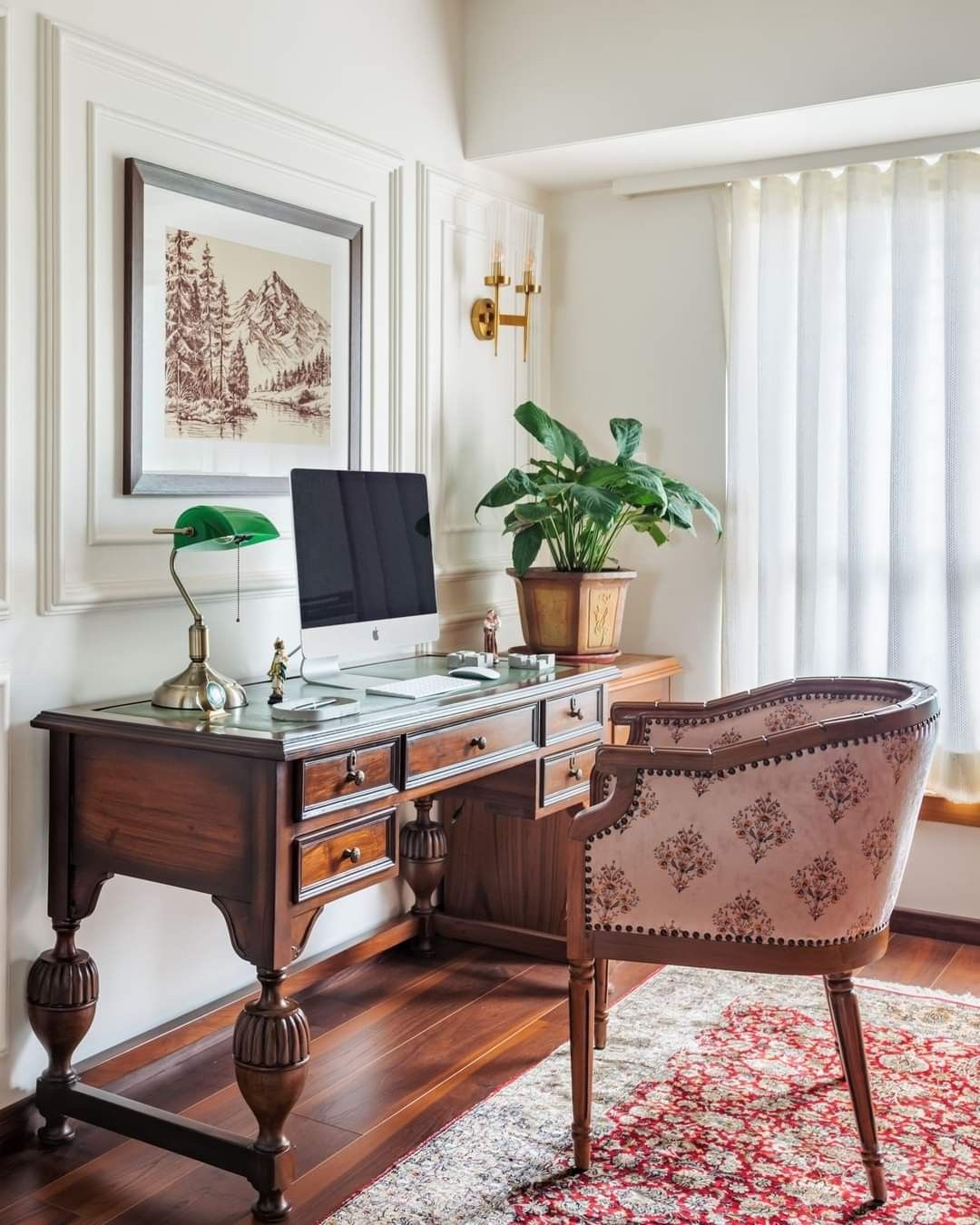 Classic Table with Carved Details