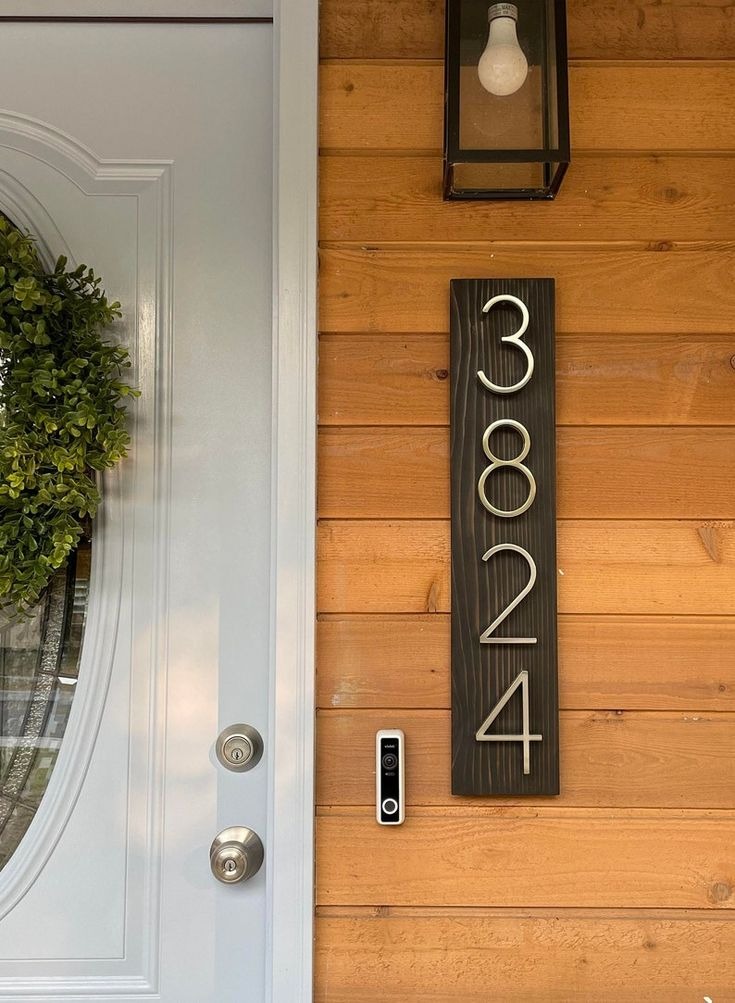 Heartwarming House Number Sign
